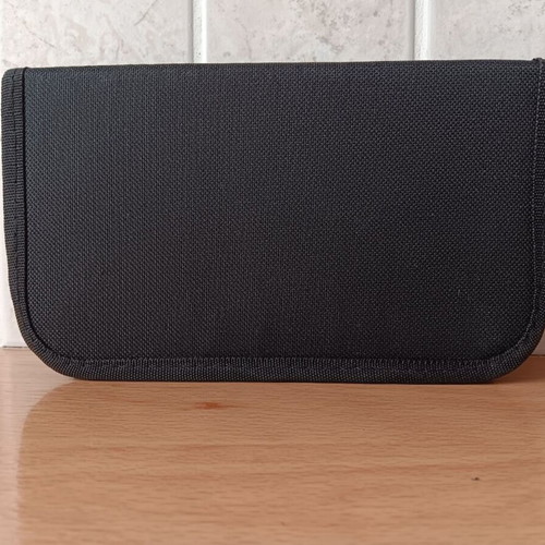 Protective case used with zipper, black