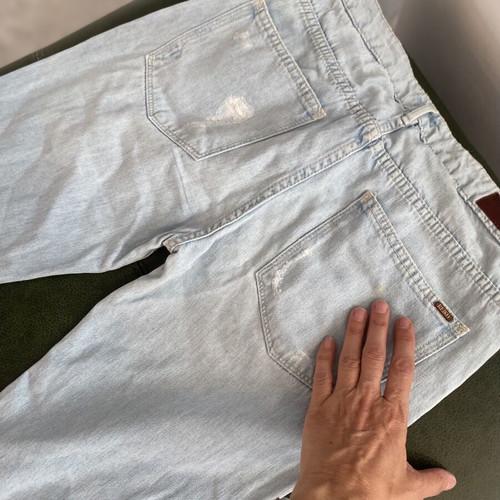 Reiko blue jeans used, soft denim