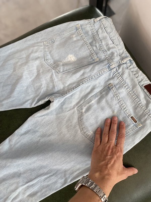 Reiko blue jeans used, soft denim