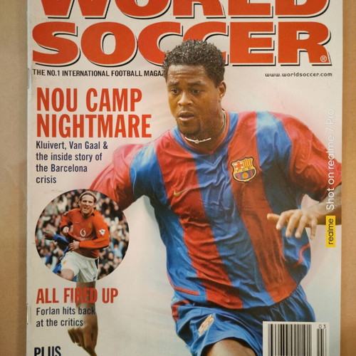 World Soccer Magazine March 2003 English Edition like new