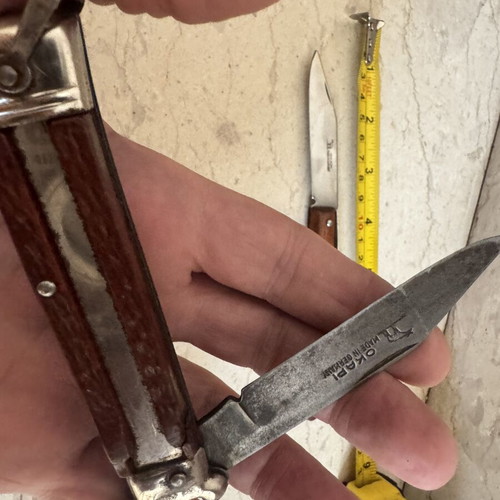 Vintage OKAPI folding knives set of 3, made in Germany