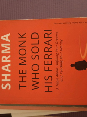 The monk who sold his Ferrari book like new, psychology, English
