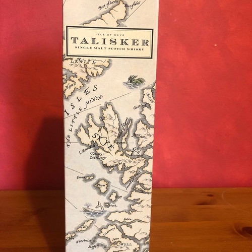 Talisker 10 Year Old "Map Label" Single Malt Scotch Whisky new, collectible 90s