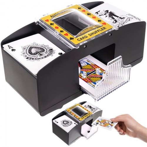 Card shuffler new, automatic with AA battery power