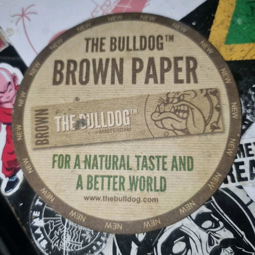 The Bulldog Amsterdam vintage coaster used