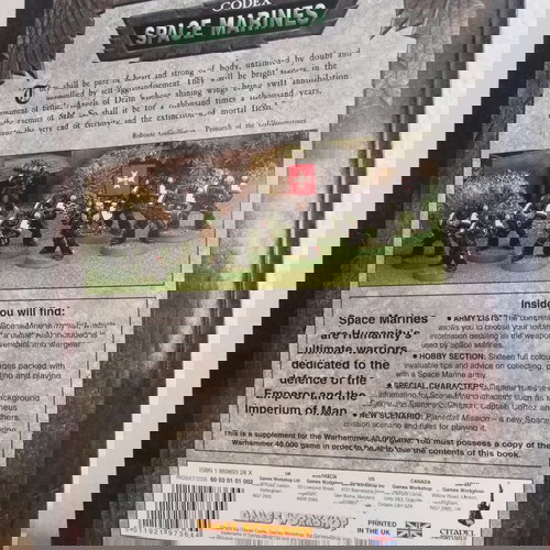 Warhammer Space Marines Codex μεταχειρισμένο, Games Workshop