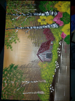 Handmade painting 60×40 cm new artwork