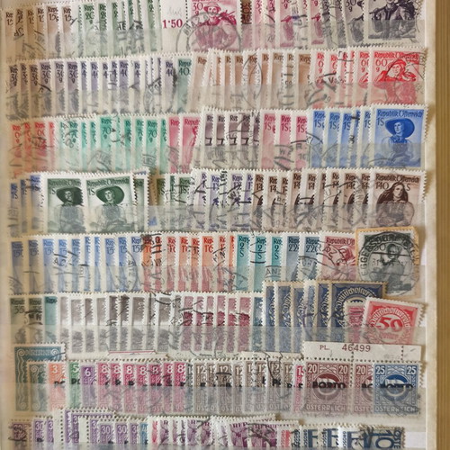 Austria stamps like new with overprints, collectible lot