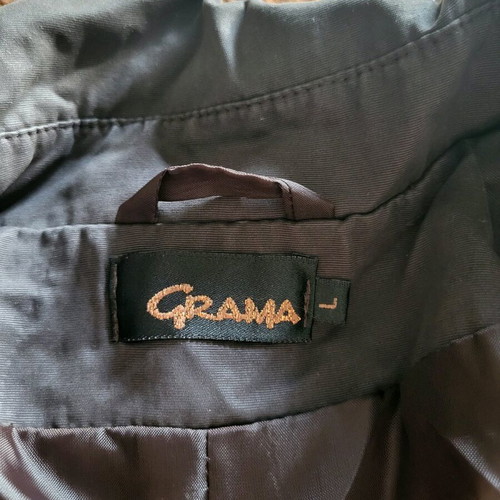 Grama jacket black/brown like new, size L