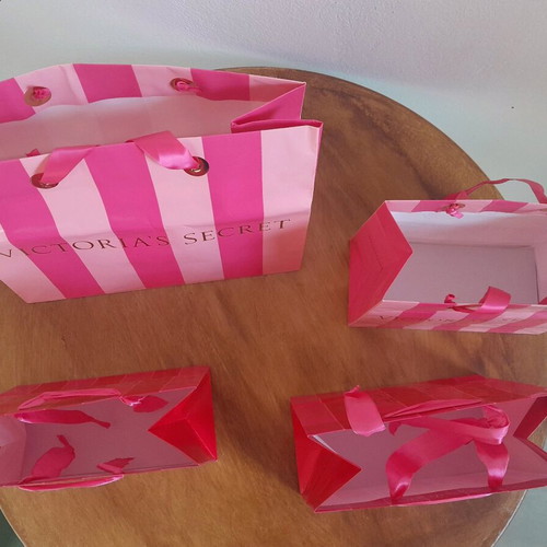 Victoria's Secret paper bags used, set of 6