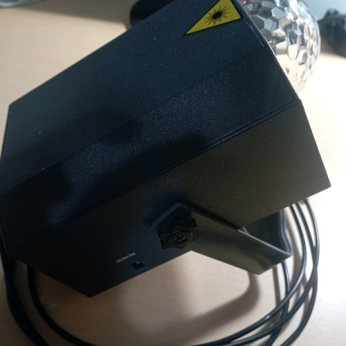 Mslitely LED party light like new with laser and remote control