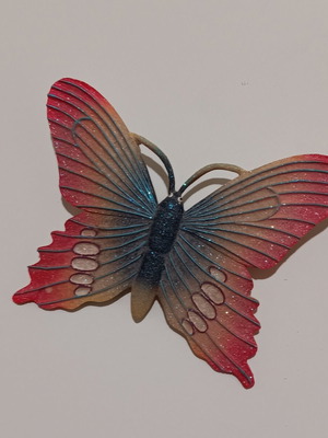 Decorative butterflies like new, set of 3 large pieces