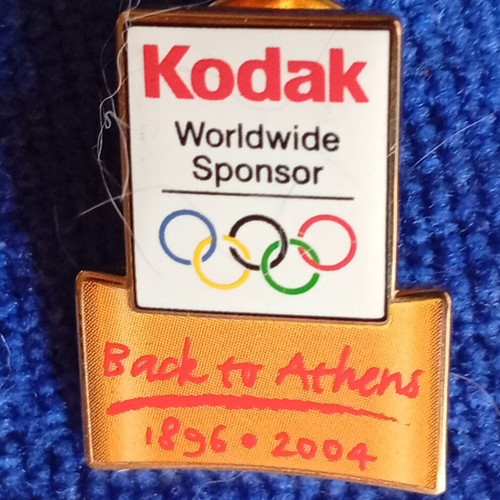 Kodak Olympic Pin New, Athens 2004 Collectible