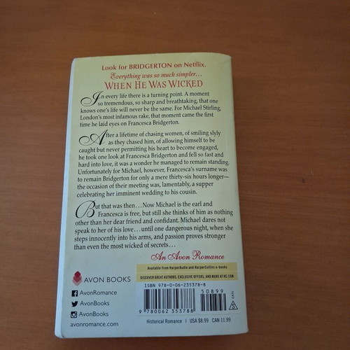 When He Was Wicked novel used, English