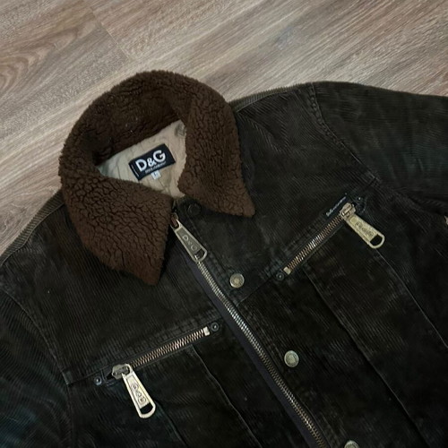 Vintage 90's Dolce & Gabbana Ribbed Corduroy Jacket used, size L