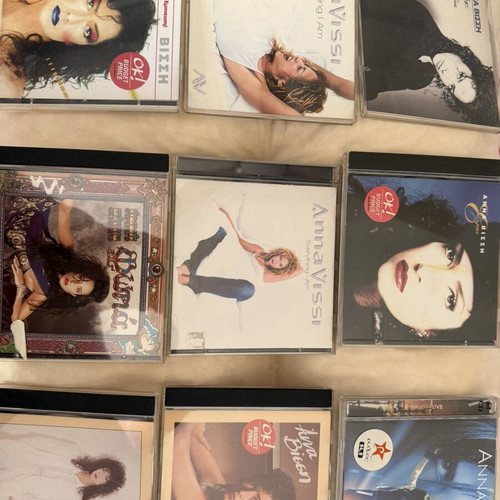 Anna Vissi CD collection with 11 albums and 2 rare singles, like new
