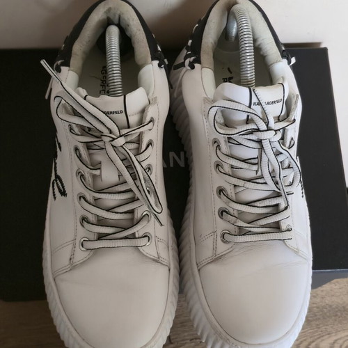 Karl Lagerfeld women's lightweight sneakers like new, black and white