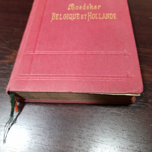 Belgique et Hollande old travel guide book used with maps