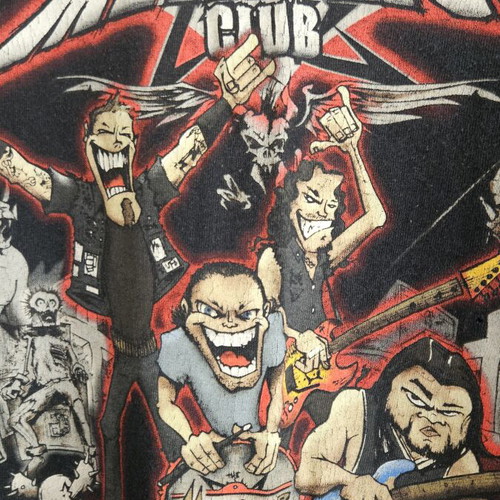 Metallica T-shirt used, collectible, size L, black