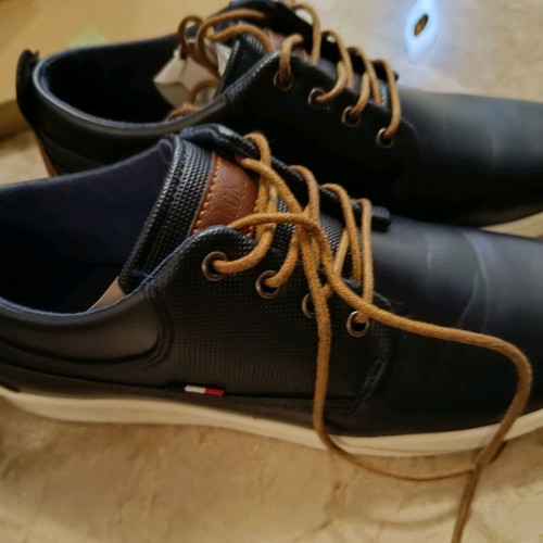 JK London shoes used, leather blue scarponi size 40