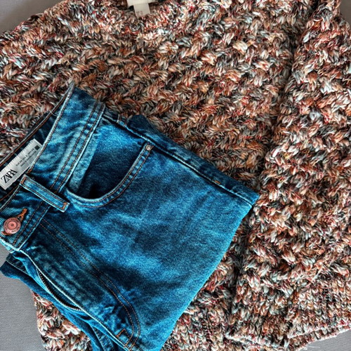 Zara and H&M set like new, size S, beige and blue