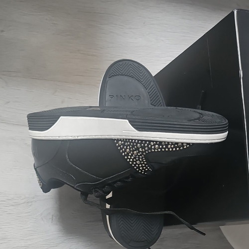 Pinko sneakers size 38, black, sport style, made in Italy