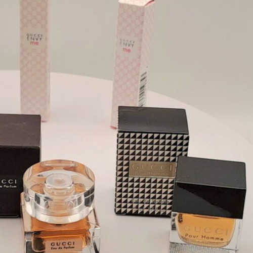 Gucci miniatures new, authentic set