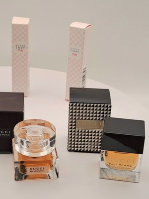 Gucci miniatures new, authentic set