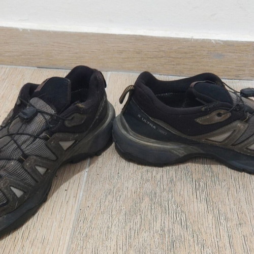 Salomon X Ultra 360 GTX hiking shoes, size 44, black/khaki