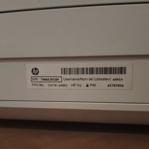 HP DeskJet Plus Ink Advantage 6475 printer for repair, paper feed issue