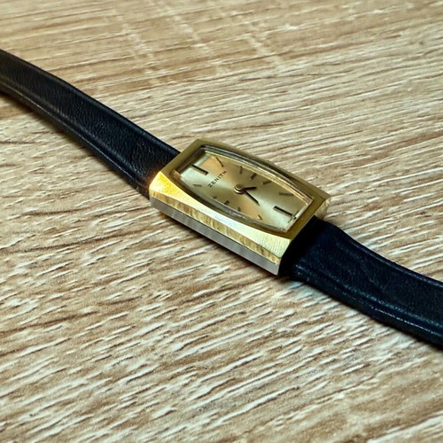 Zenith Cocktail Vintage Watch new old stock, women's, gold tone
