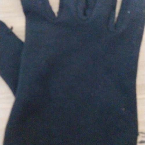 Gloves used, black