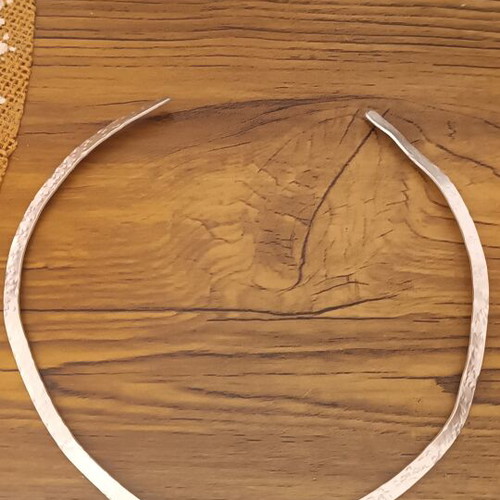 Neck Bar Set with Silver Earrings Handmade, Minimal Design