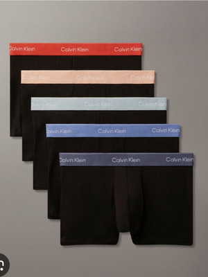 Calvin Klein Icon Cotton Stretch 5pack new, size S, black