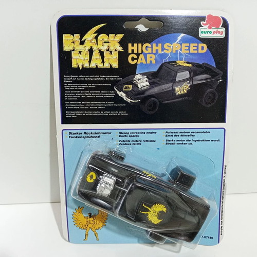 Black Man High Speed Sparking Car Euro Play brand new