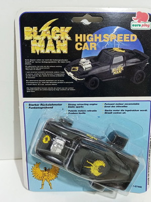 Black Man High Speed Sparking Car Euro Play brand new