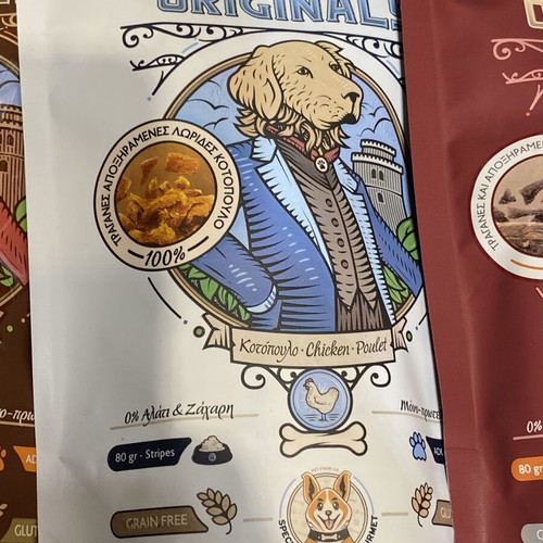 Dog Treats set of 4 flavors, new, salmon pork chicken beef