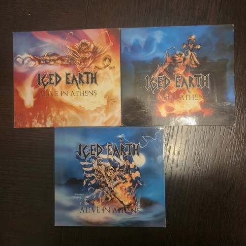Iced Earth Live In Athens 3 CD box set used