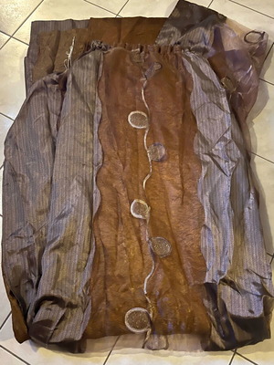 Curtain used 215x215 cm