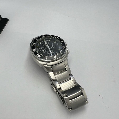 Nautica Steel Chronograph 40mm like new, men's watch