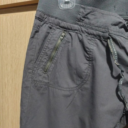 Women's fabric pants used, size L 40 12, gray