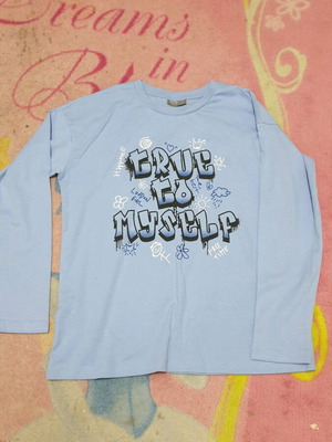 Long-sleeve shirt girl 11-12 years new, blue, size 146 cm
