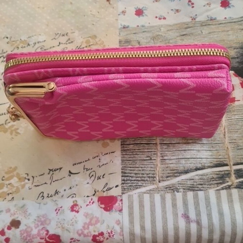Wallet and crossbody bag women's pink new with phone holder