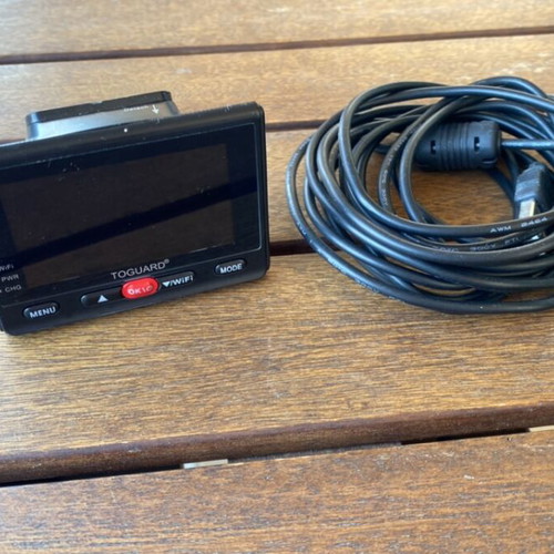 Dashcam Toguard 5MP 2650x1440 like new with GPS and wifi