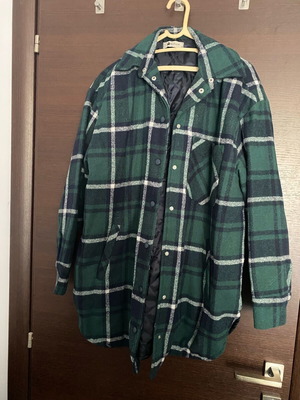 Checked jacket new size small green Actius with lining