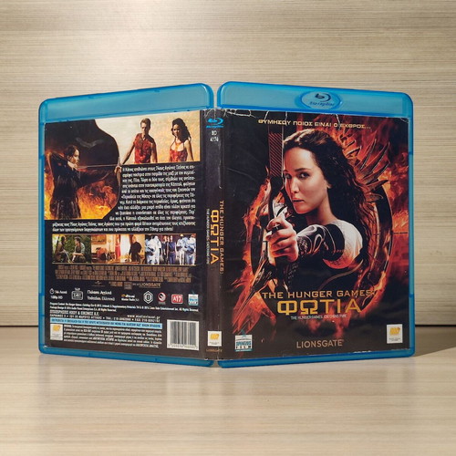 The Hunger Games Catching Fire Blu-Ray used with Greek subtitles