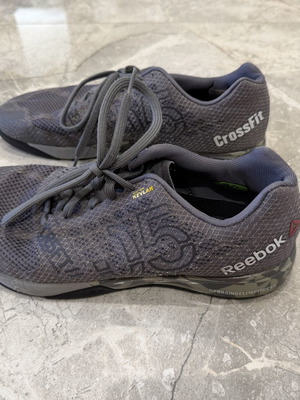 Reebok CrossFit Nano 5.0 shoes size 42.5 used, grey