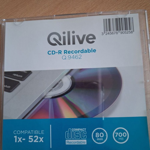 Qilive CD-R 10-pack, 80 min 700 MB
