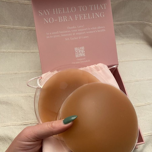CAKES Body nipple covers like new, beige silicone pasties