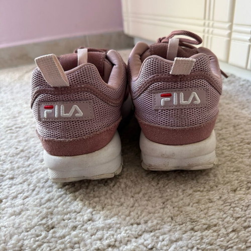 Fila athletic shoes used, size 39, purple